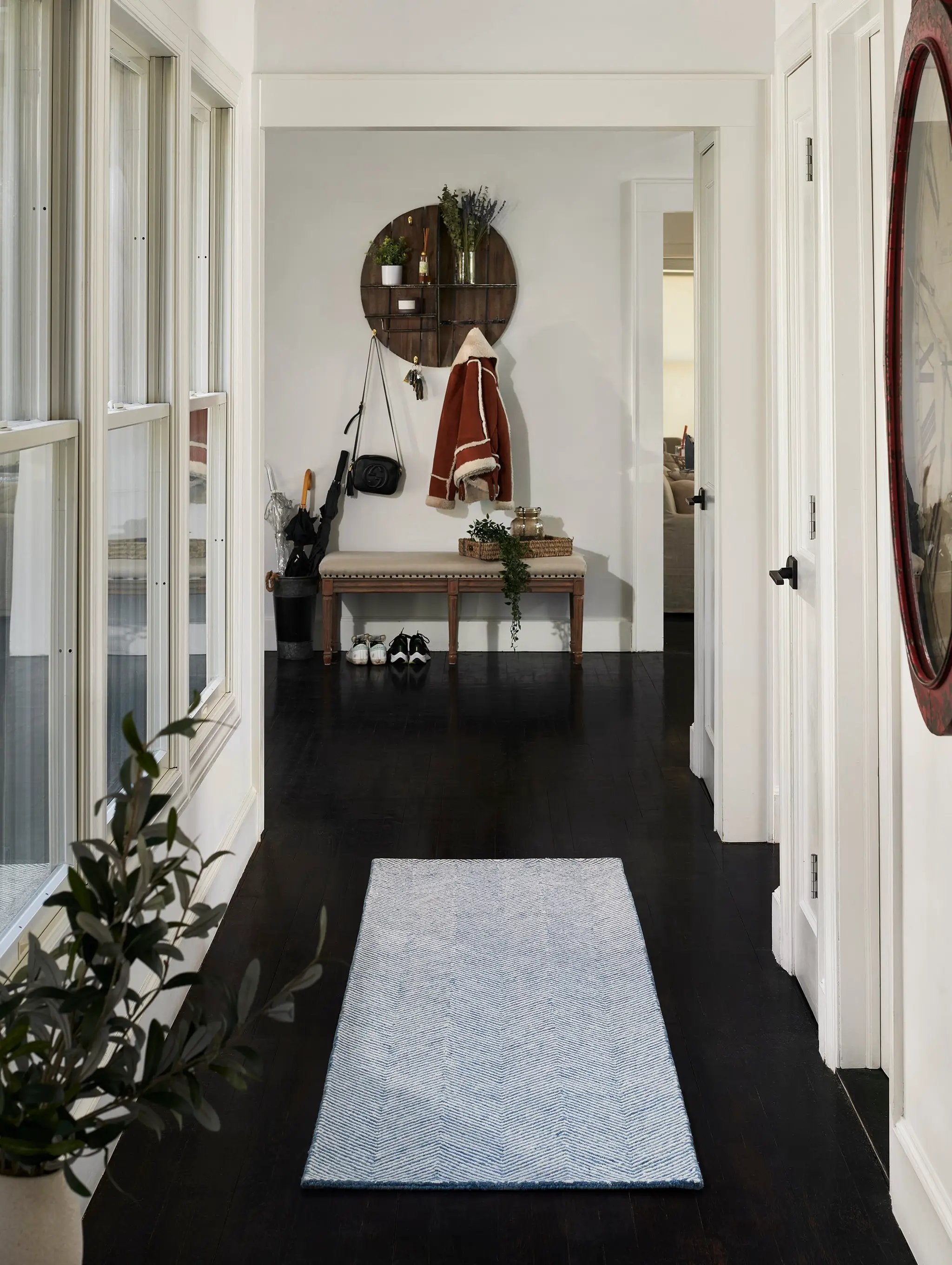 Charles CHR-1 Blue Area Rug by Momeni