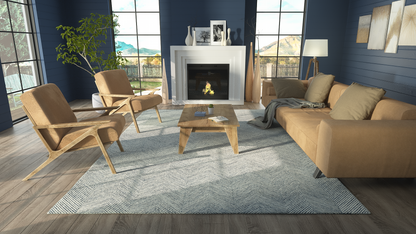 Momeni Charles CHR-1 Denim Hand Tufted Area Rug