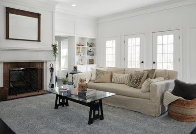 Momeni Charles CHR-1 Denim Hand Tufted Area Rug