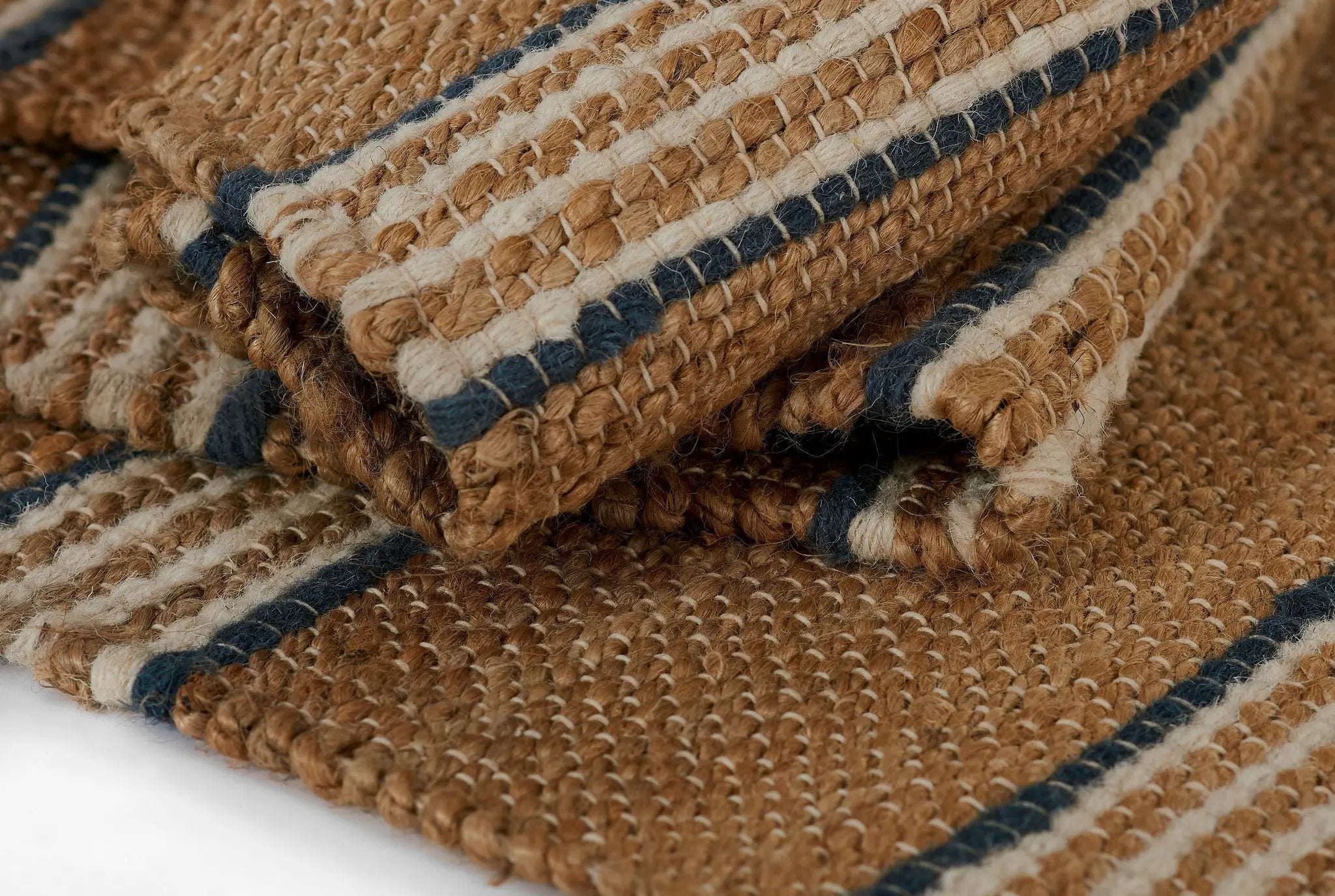Chestnut CHS-1 (Stripe) Blue Area Rug by Erin Gates by Momeni