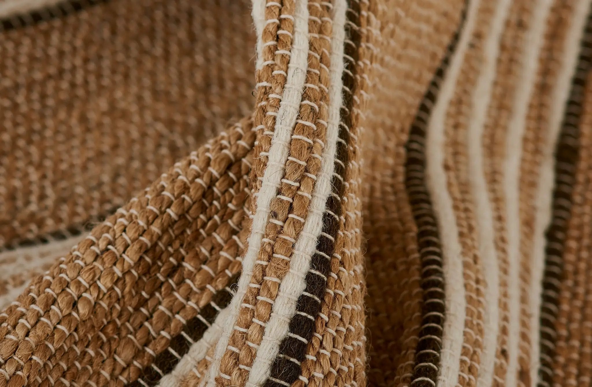 Chestnut CIS-1 (Stripe) Brown Area Rug by Erin Gates by Momeni
