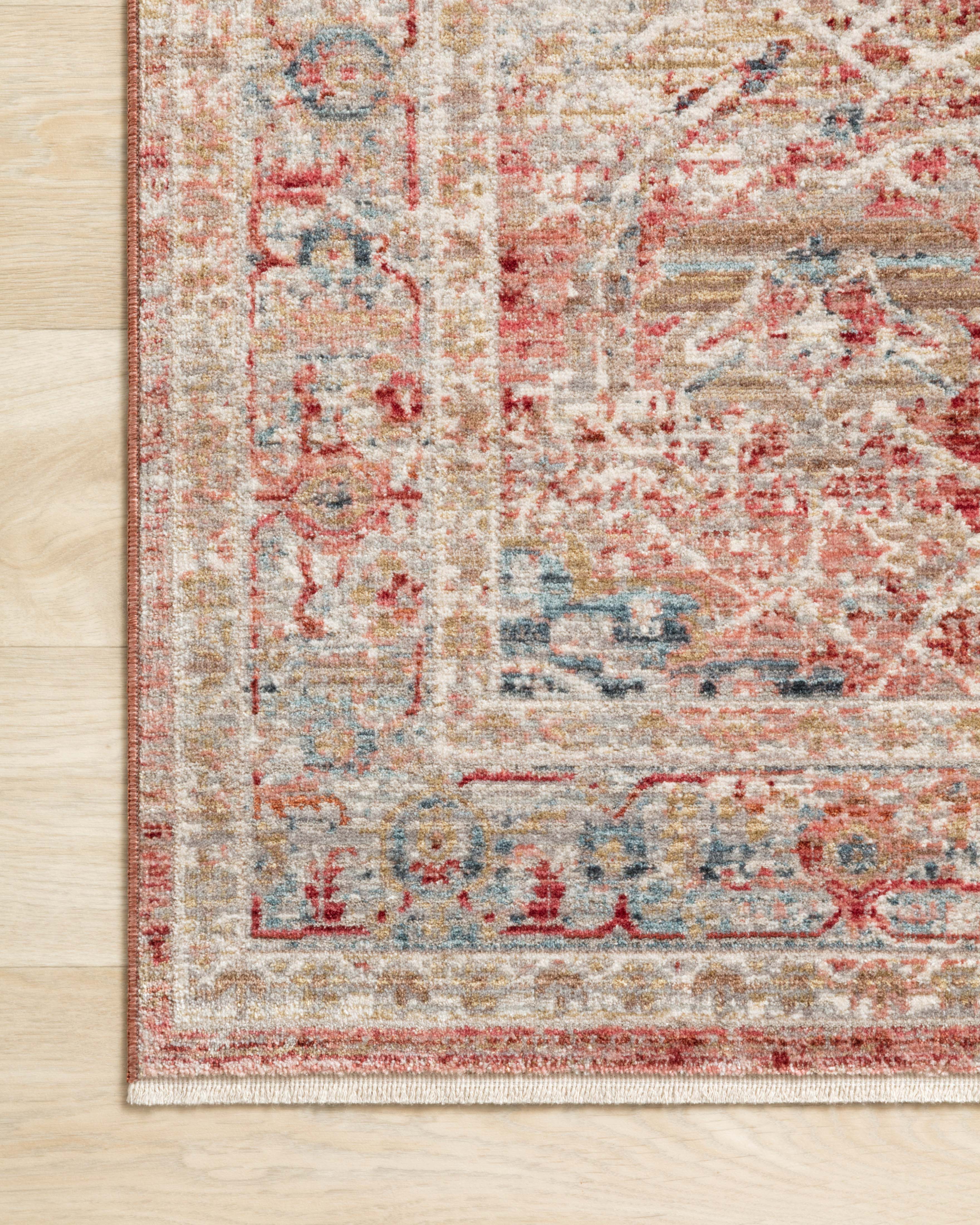 Loloi Claire CLE-01 Red / Ivory Area Rug