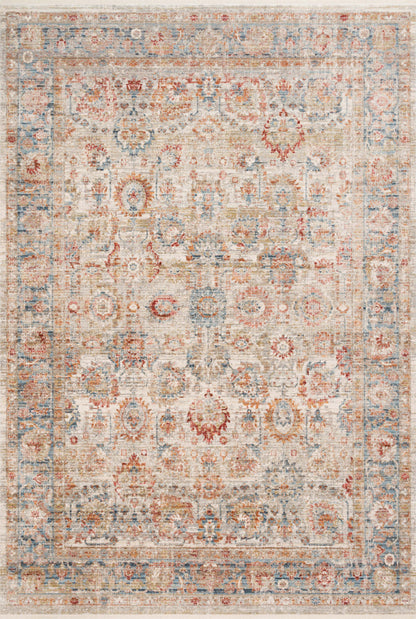 Loloi Claire CLE-02 Ivory / Ocean Area Rug