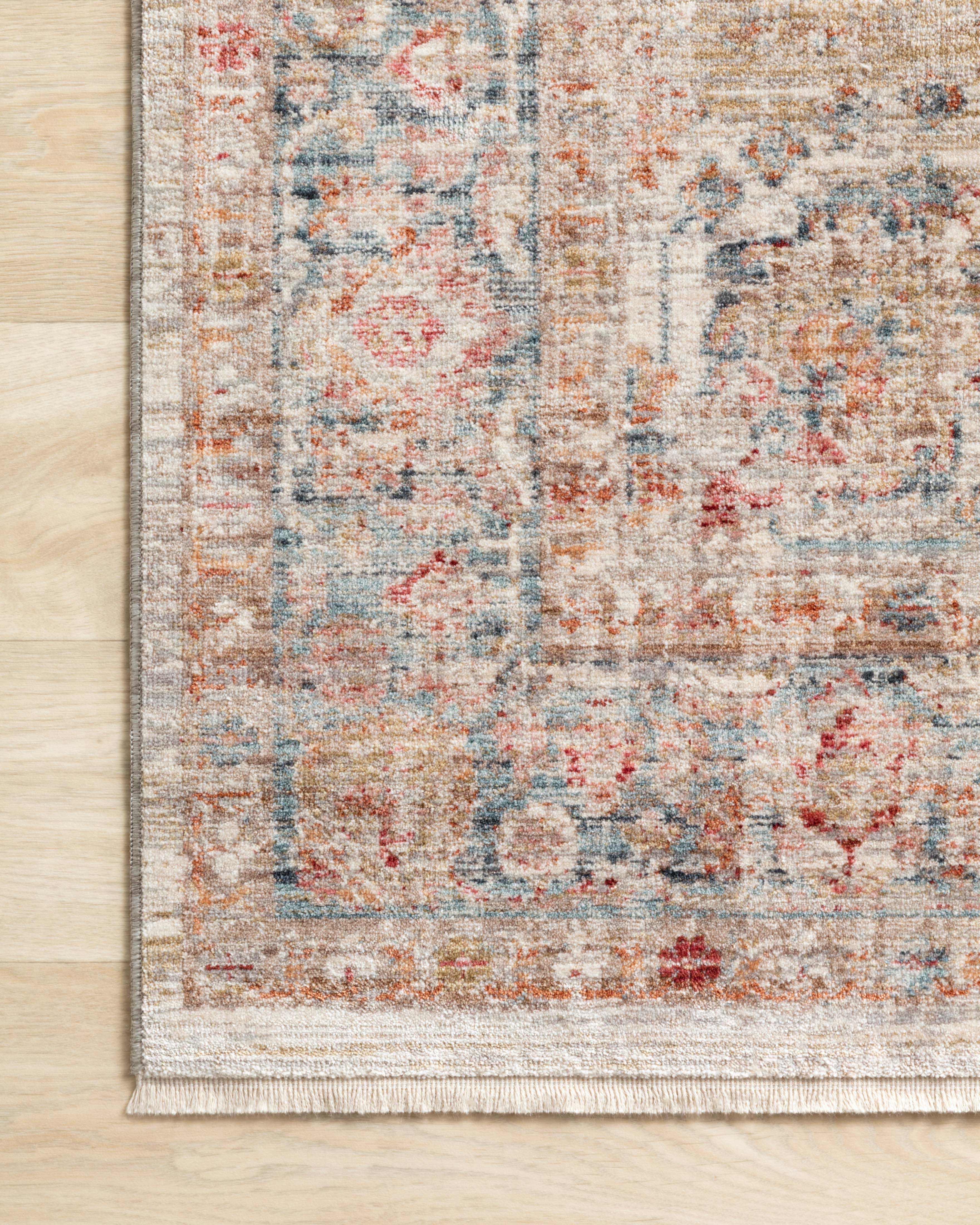 Loloi Claire CLE-02 Ivory / Ocean Area Rug
