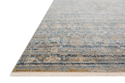 Loloi Claire CLE-03 Ocean / Gold Area Rug