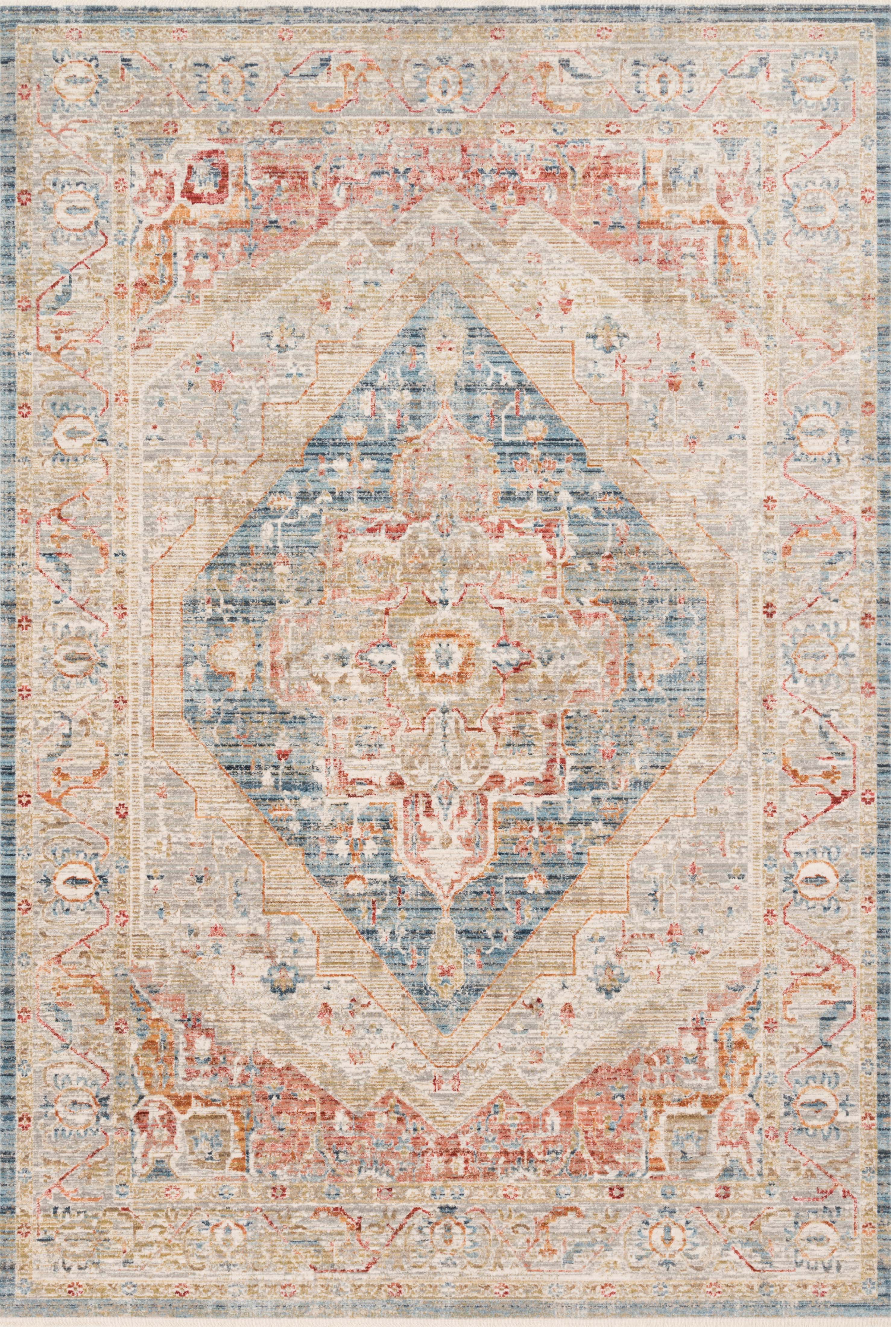 Loloi Claire CLE-04 Blue / Multi Area Rug