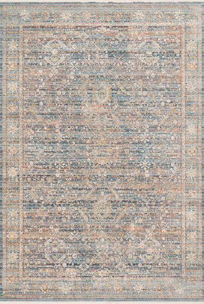 Loloi Claire CLE-06 Blue / Sunset Area Rug