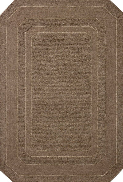 The Clayton CLN-01 Bark Area Rug transforms any space with grounded bark tones and traditional design in a hand-tufted wool area rug