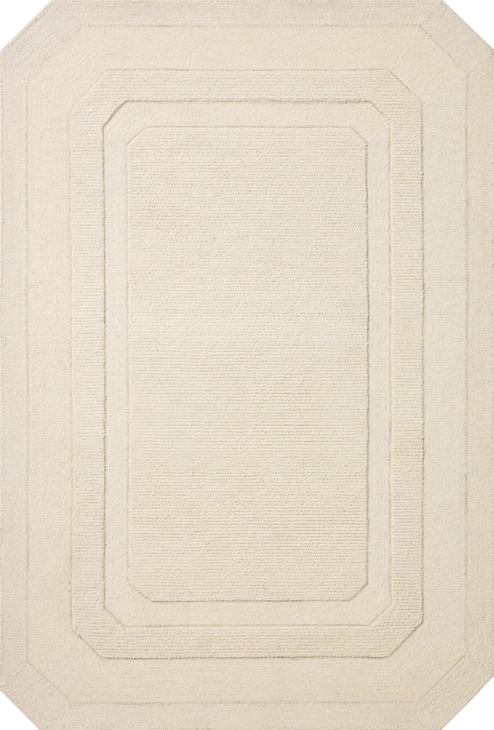 Clayton CLN-01 Ivory Area Rug by Loloi