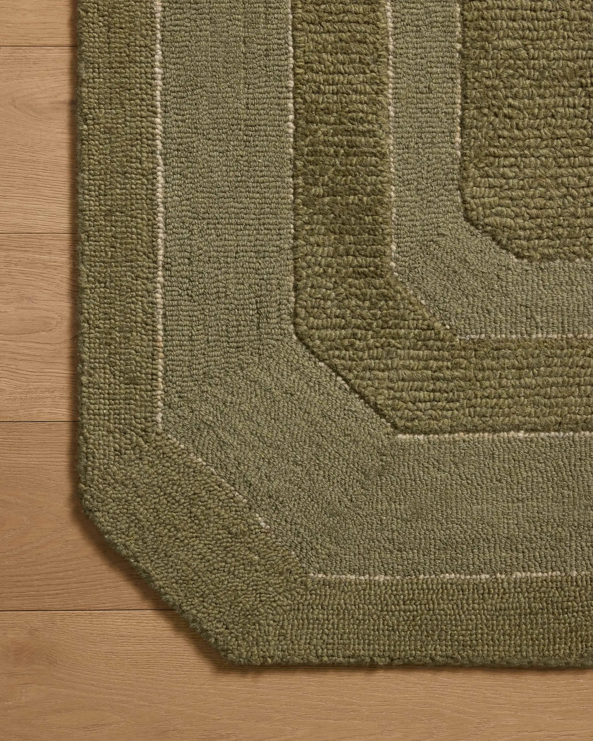 Clayton CLN-01 Olive Area Rug by Loloi