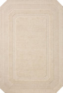 Layered in cozy oatmeal hues with traditional patterns, the Clayton CLN-01 Oatmeal Area Rug is a hand-tufted wool area rug perfect for any setting