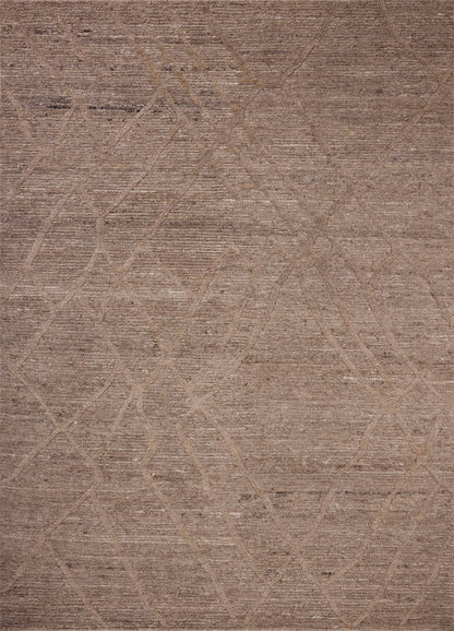 With luxurious mocha hues, the Cline CLI-01 Mocha Area Rug is a hand-woven 100% wool area rug that elevates any room
