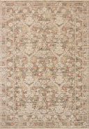 The Clarisse CLS-01 Grey / Multi Area Rug offers elegant grey and vibrant multi-toned sophistication and traditional and floral charm in a power-loomed polyester area rug