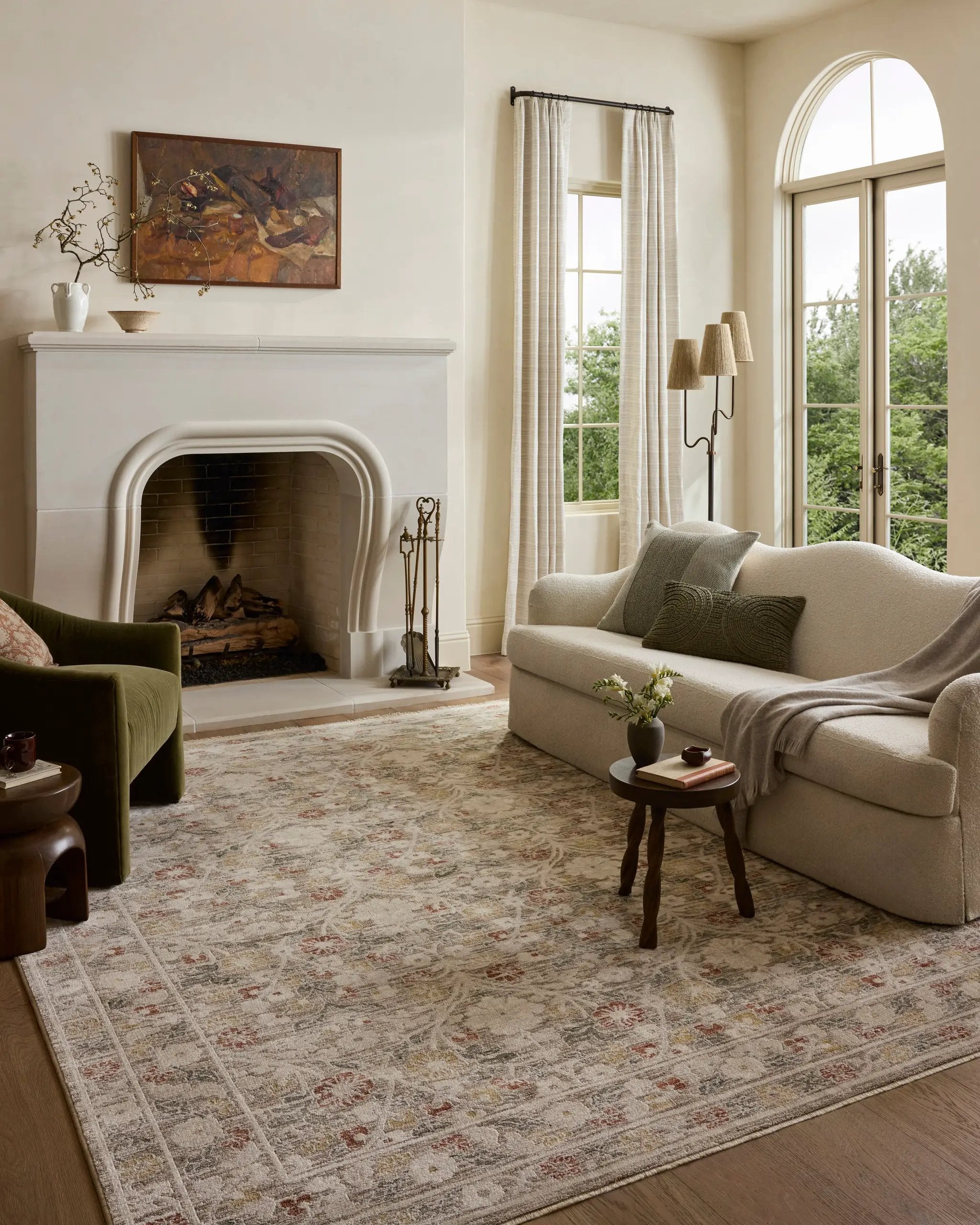 Clarisse CLS-01 Grey / Multi Area Rug by Loloi