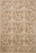 Expertly crafted as a power-loomed polyester area rug with traditional and floral artistry, the Clarisse CLS-01 Sand / Multi Area Rug captures sandy and vibrant multi-toned tones beautifully