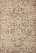 The Clarisse CLS-02 Smoke / Natural Area Rug brings smoky and warm natural character and traditional and floral flair to your home in a power-loomed polyester area rug