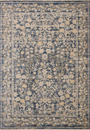 A power-loomed polyester area rug with traditional and floral design in calming blue and warm beige hues, the Clarisse CLS-05 Blue / Beige Area Rug is a standout in any décor