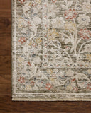 The Clarisse CLS-05 Olive / Multi Area Rug highlights earthy olive and vibrant multi-toned tones and traditional and floral texture in a beautifully made power-loomed polyester area rug