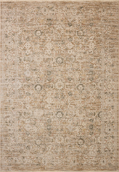 The Clarisse CLS-07 Natural / Granite Area Rug transforms any space with warm natural and striking granite tones and traditional and floral design in a power-loomed polyester area rug