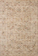 A power-loomed polyester area rug in warm natural and vibrant multi-toned tones with traditional and floral motifs, the Clarisse CLS-08 Natural / Multi Area Rug grounds your room beautifully