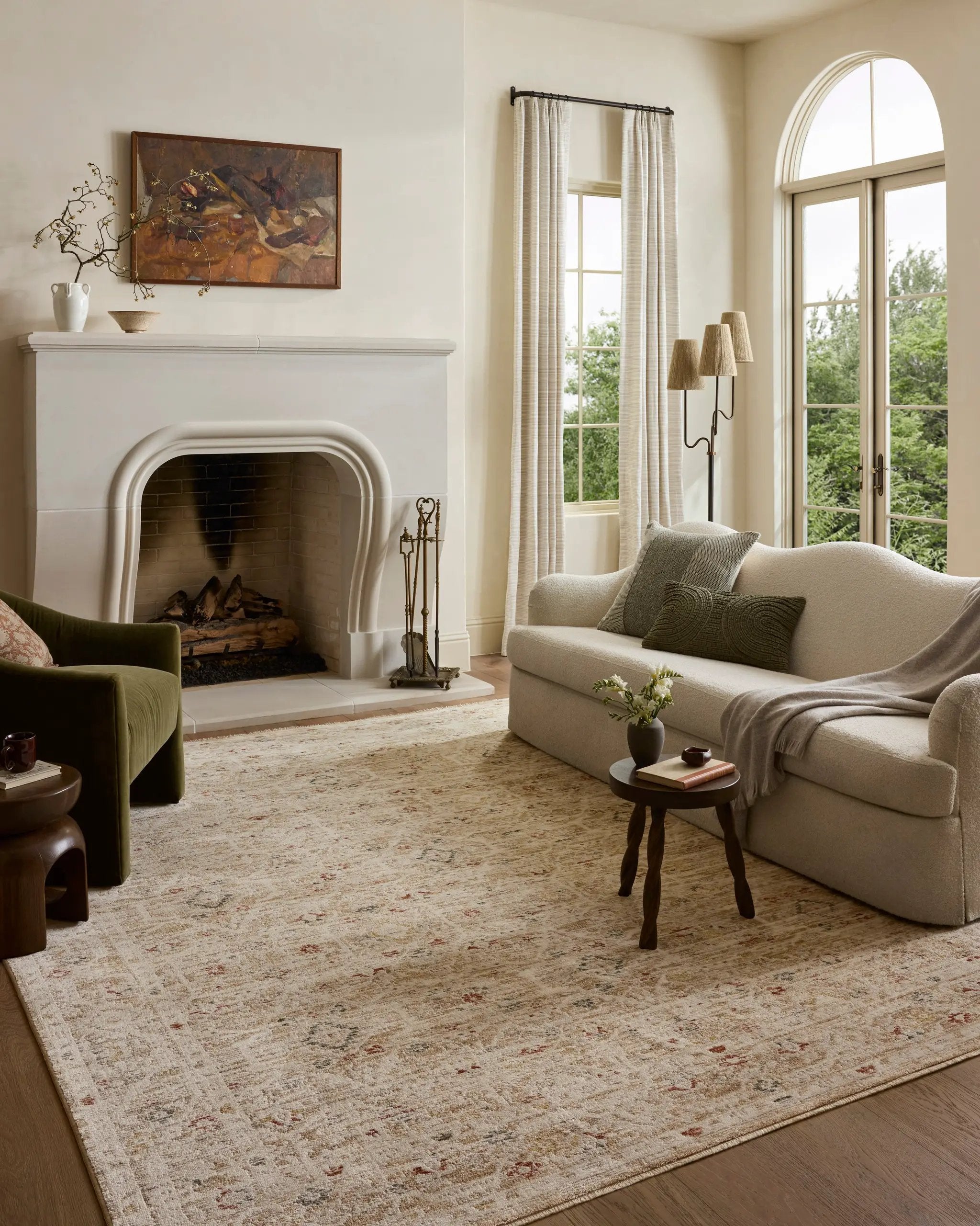 Clarisse CLS-08 Natural / Multi Area Rug by Loloi