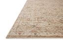 A power-loomed polyester area rug in warm natural and vibrant multi-toned tones with traditional and floral motifs, the Clarisse CLS-08 Natural / Multi Area Rug grounds your room beautifully