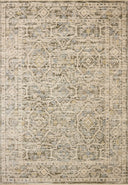 The Clarisse CLS-08 Olive / Ivory Area Rug is a power-loomed polyester area rug that radiates earthy olive and refined ivory charm and traditional and floral elegance