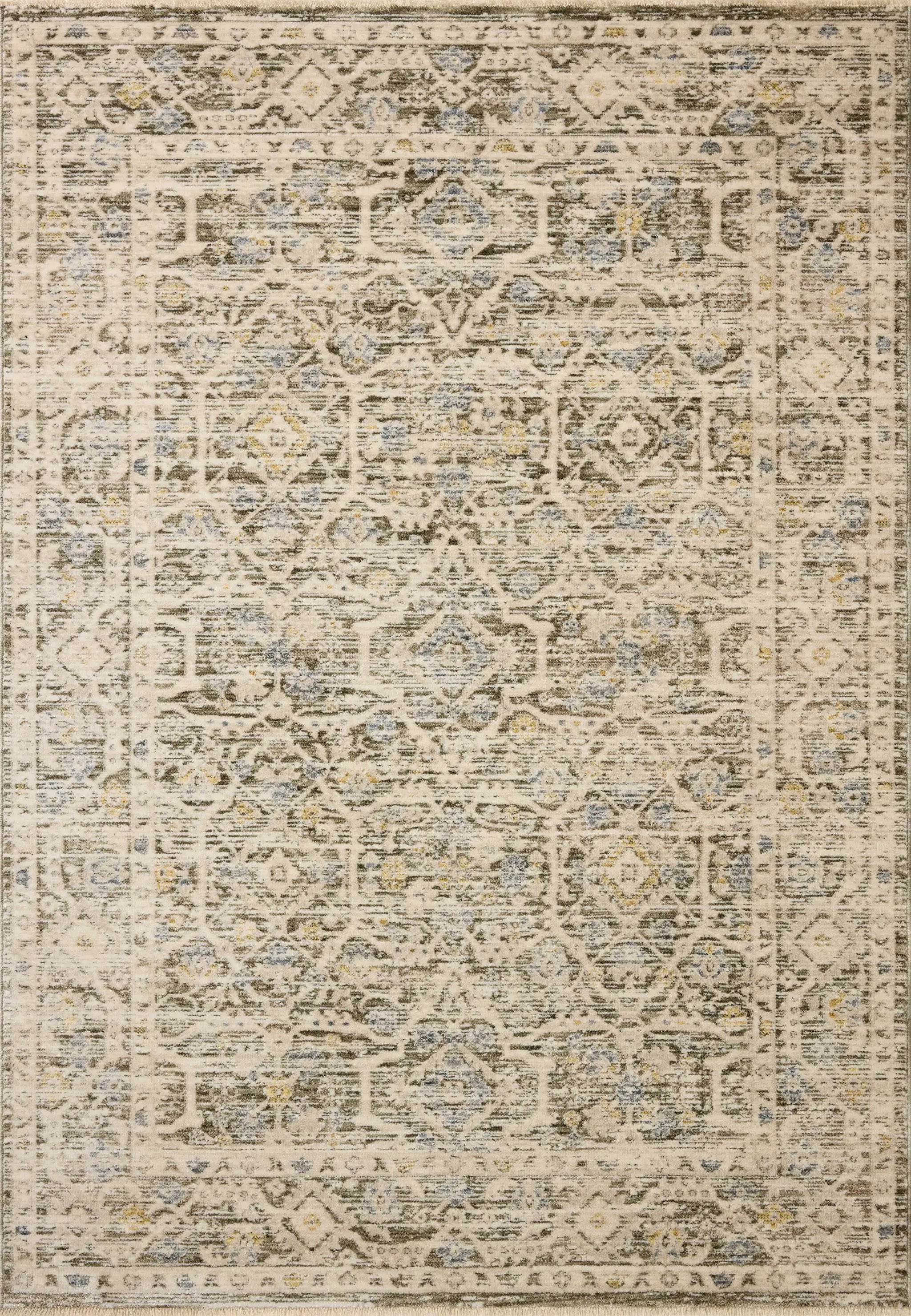 Clarisse CLS-08 Olive / Ivory Area Rug by Loloi