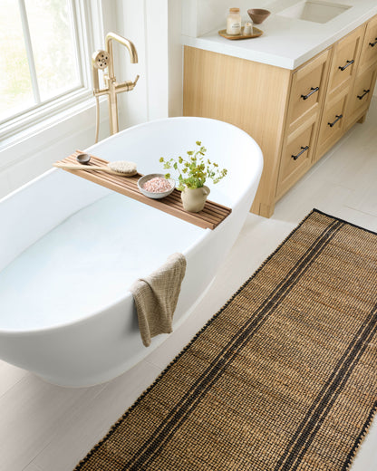 Angela Rose x Loloi Colton CON-01 Natural / Black Area Rug