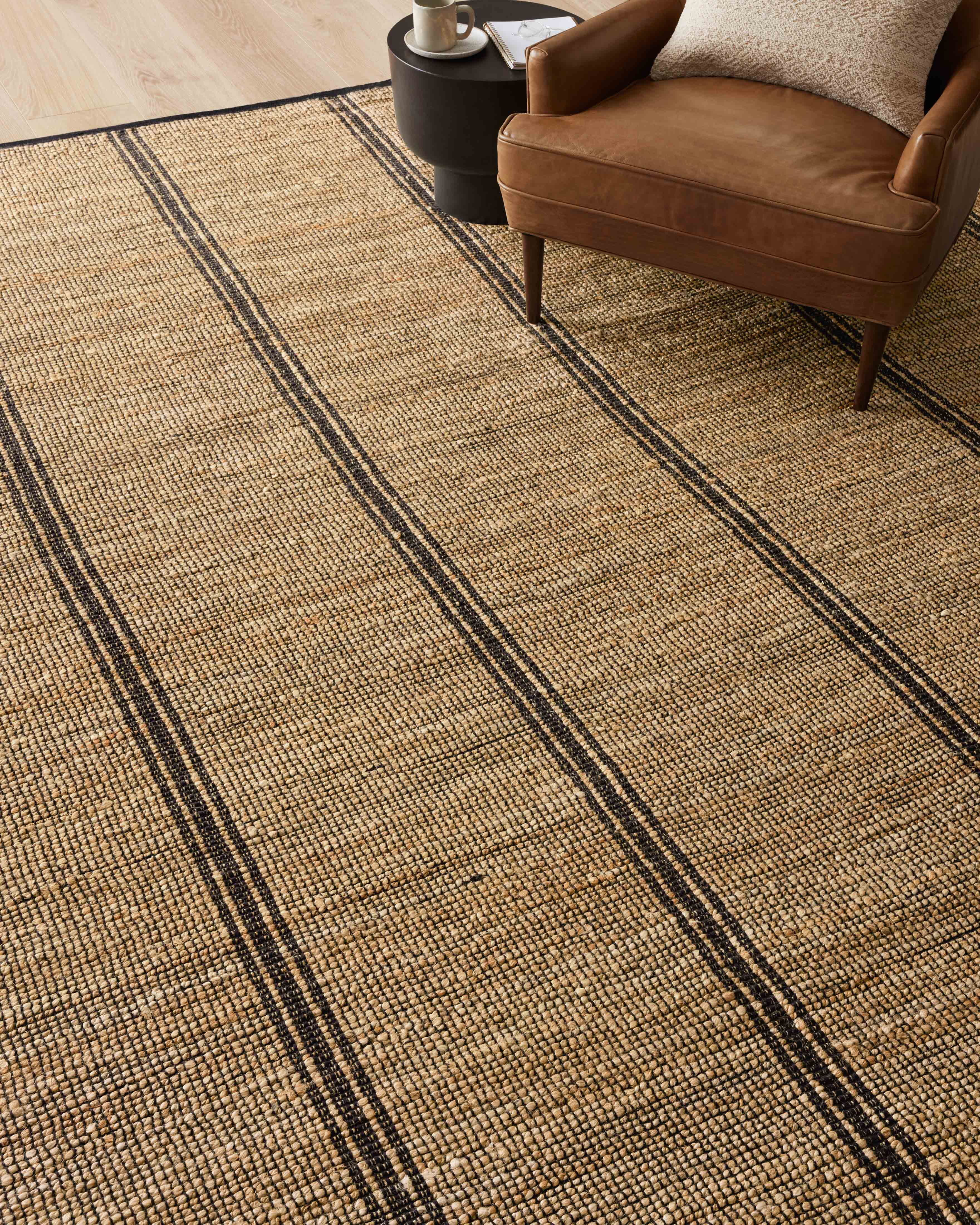Angela Rose x Loloi Colton CON-01 Natural / Black Area Rug