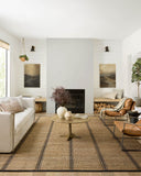 Angela Rose x Loloi Colton CON-01 Natural / Black Area Rug