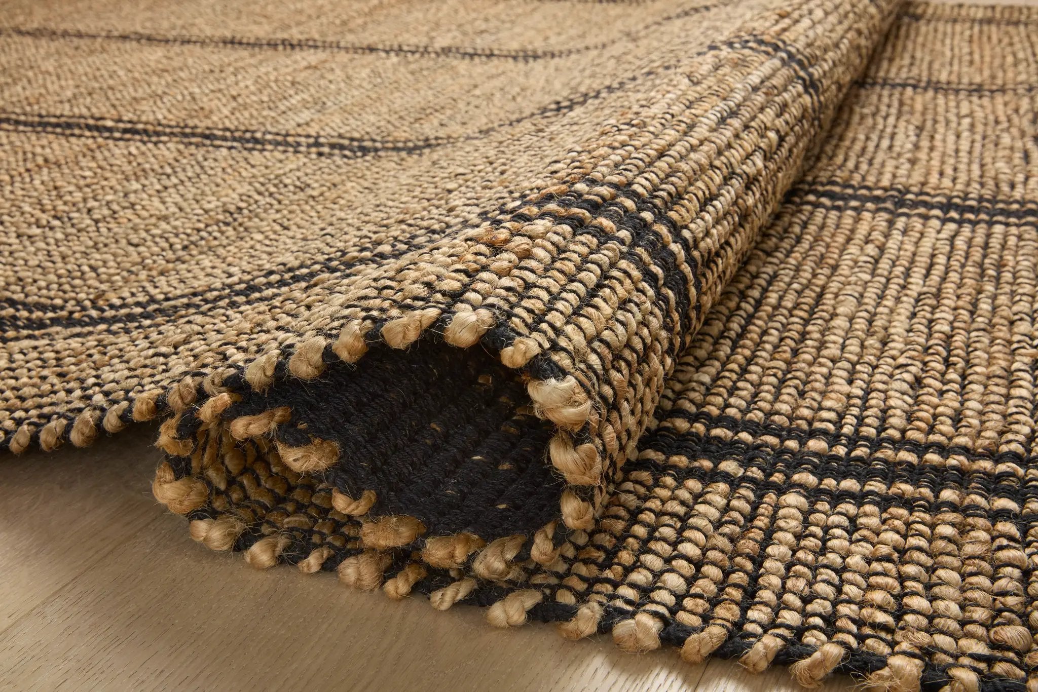 Colton CON-01 Natural / Black Area Rug by Angela Rose x Loloi
