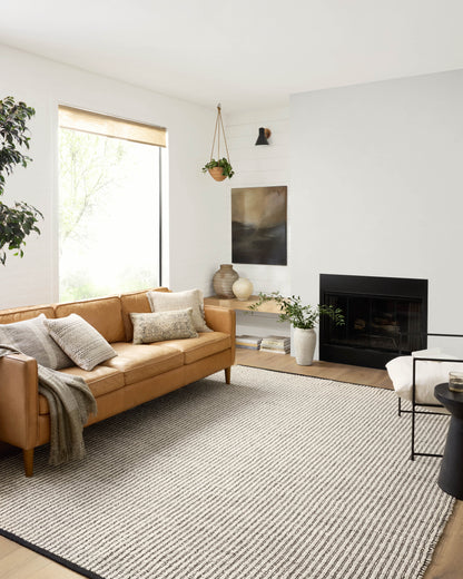 Angela Rose x Loloi Colton CON-02 Ivory / Black Area Rug