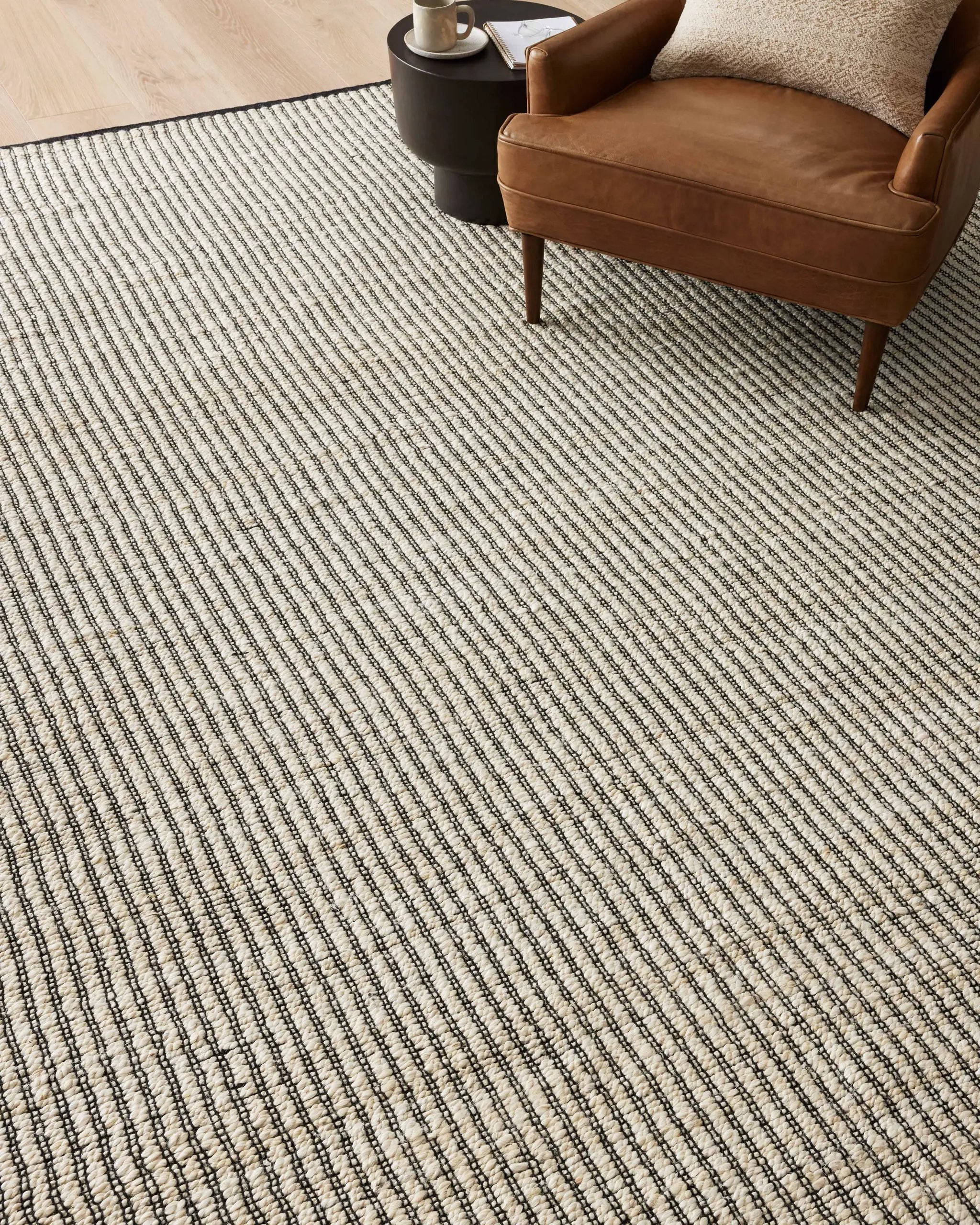 Colton CON-02 Ivory / Black Area Rug by Angela Rose x Loloi