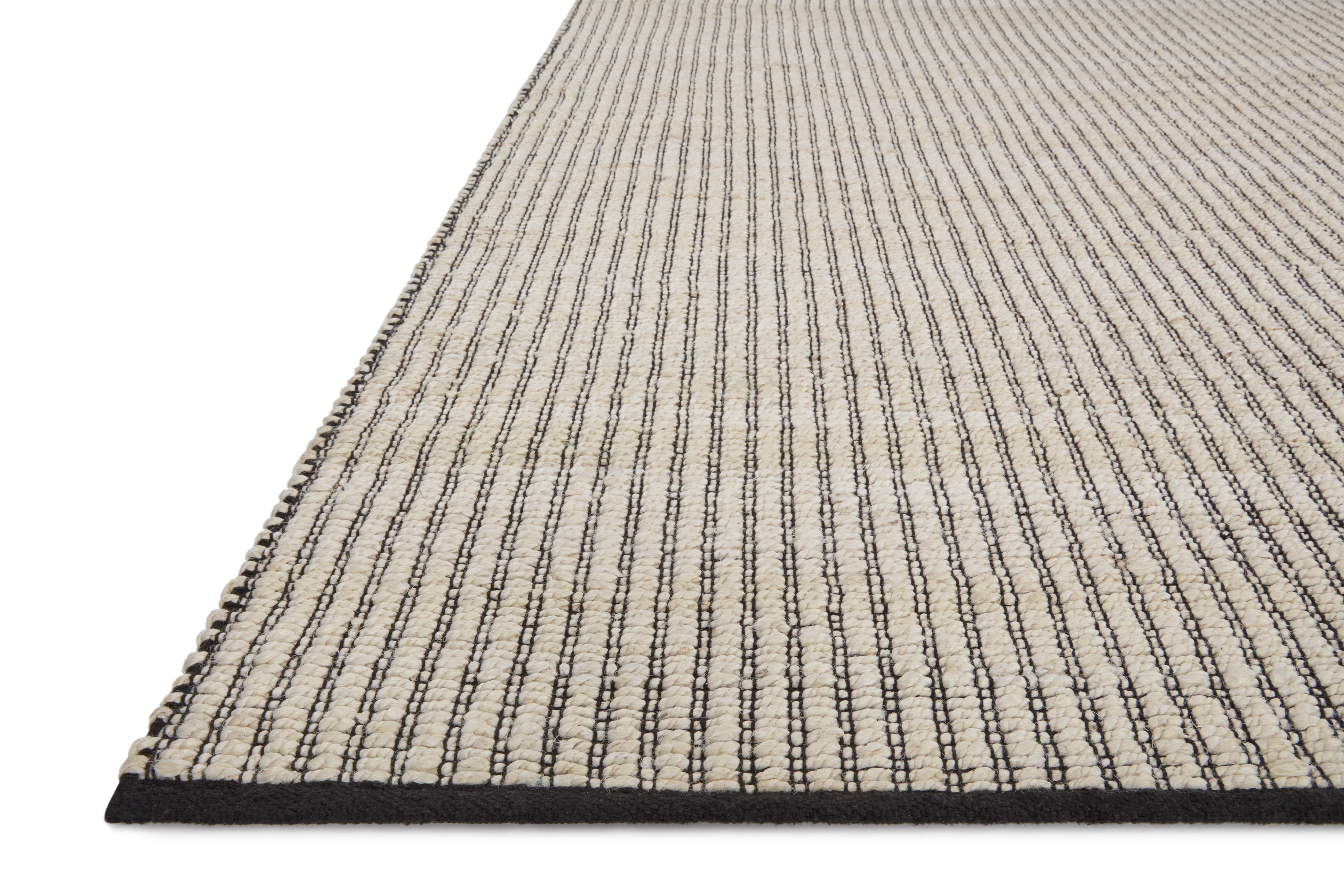 Angela Rose x Loloi Colton CON-02 Ivory / Black Area Rug