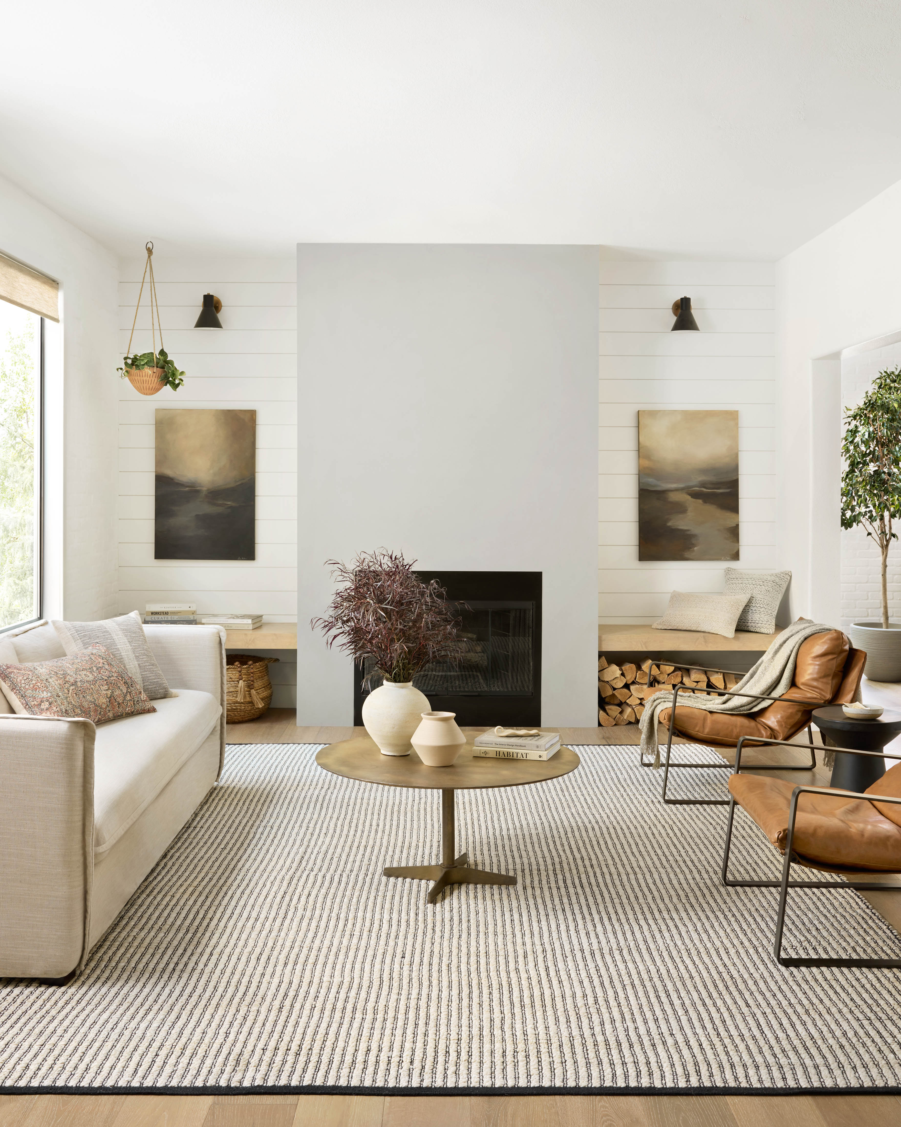 Angela Rose x Loloi Colton CON-02 Ivory / Black Area Rug