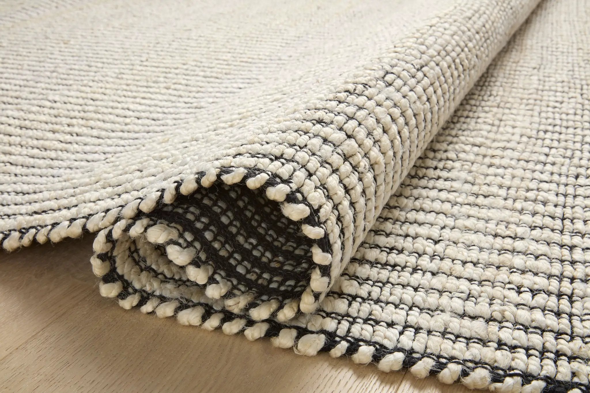 Colton CON-02 Ivory / Black Area Rug by Angela Rose x Loloi
