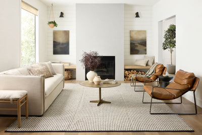 Angela Rose x Loloi Colton CON-02 Ivory / Black Area Rug