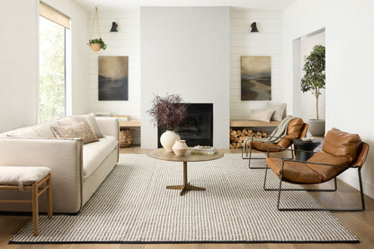 Angela Rose x Loloi Colton CON-02 Ivory / Black Area Rug