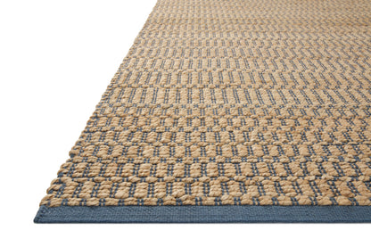 Angela Rose x Loloi Colton CON-05 Natural / Navy Area Rug