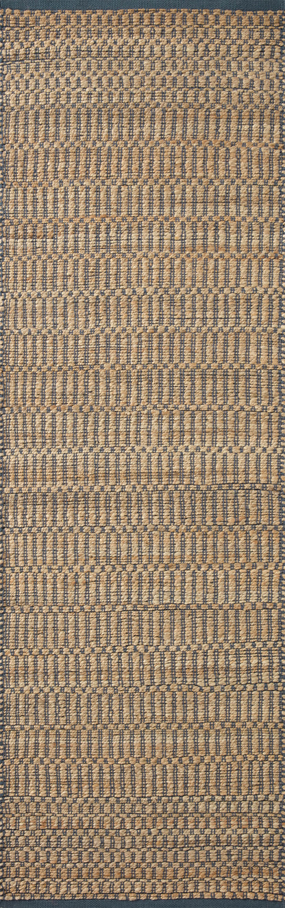 Angela Rose x Loloi Colton CON-05 Natural / Navy Area Rug