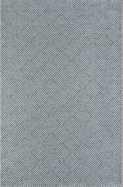 Momeni Como COM-3 Blue Indoor/Outdoor Area Rug