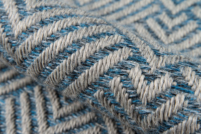 Momeni Como COM-3 Blue Indoor/Outdoor Area Rug