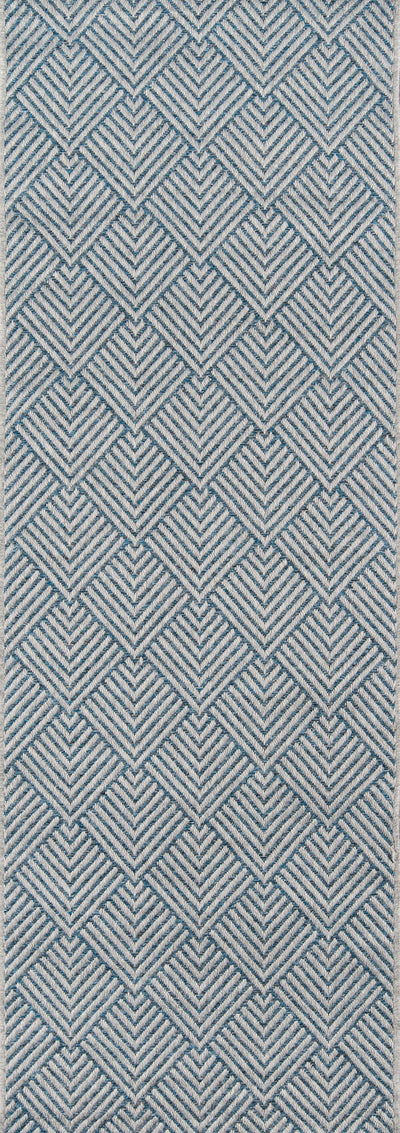 Momeni Como COM-3 Blue Indoor/Outdoor Area Rug
