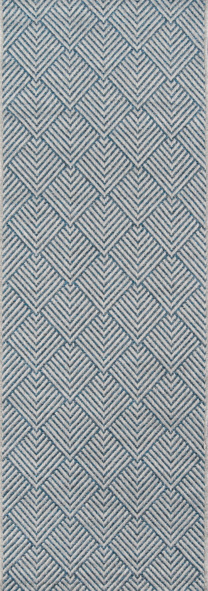 Momeni Como COM-3 Blue Indoor/Outdoor Area Rug