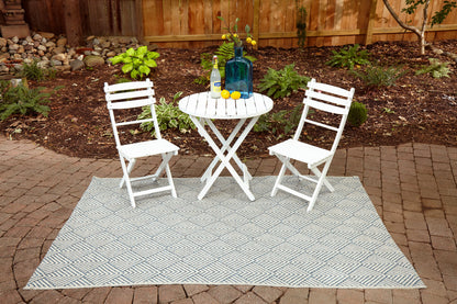 Momeni Como COM-3 Blue Indoor/Outdoor Area Rug