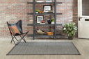 Momeni Como COM-4 Charcoal Indoor/Outdoor Area Rug