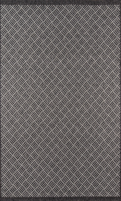 Momeni Como COM-4 Charcoal Indoor/Outdoor Area Rug