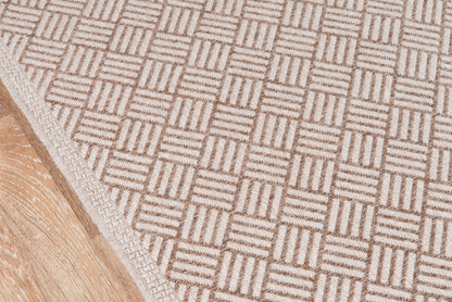 Momeni Como COM-4 Tan Indoor/Outdoor Area Rug