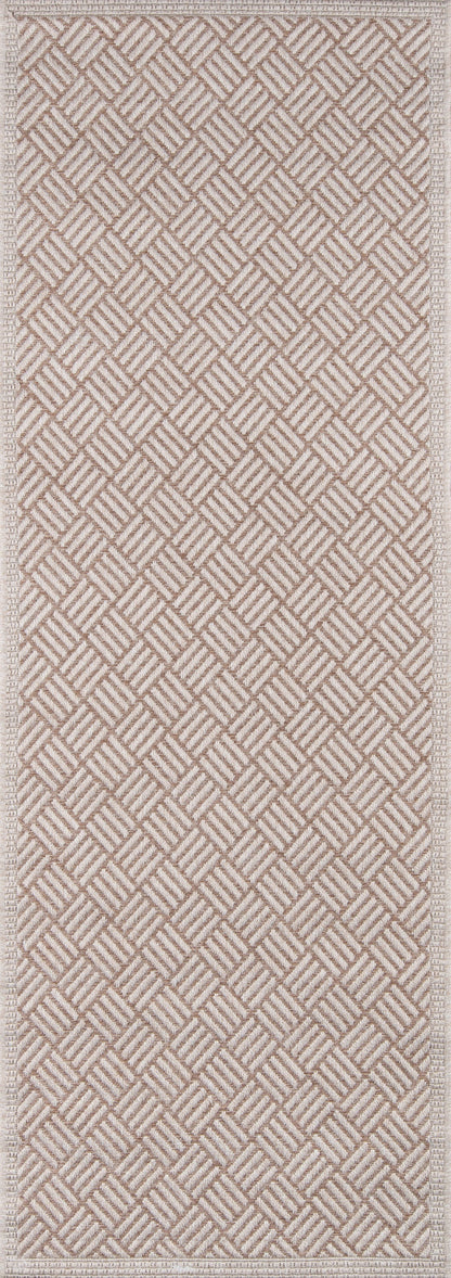 Momeni Como COM-4 Tan Indoor/Outdoor Area Rug